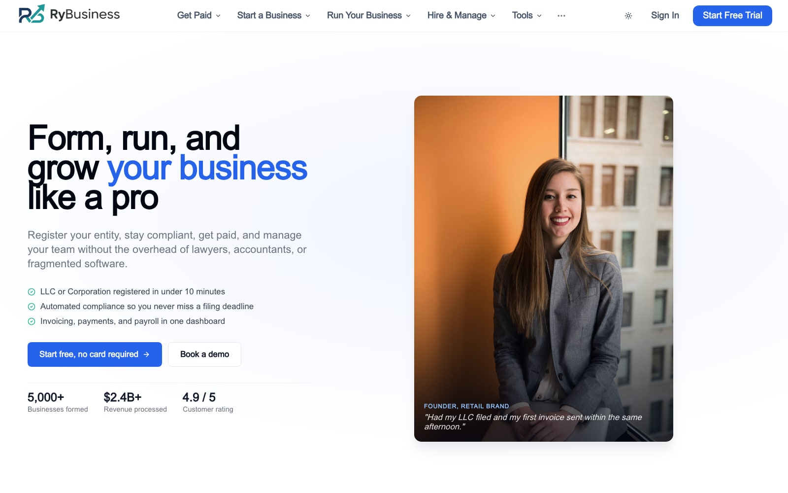 RyBusiness platform